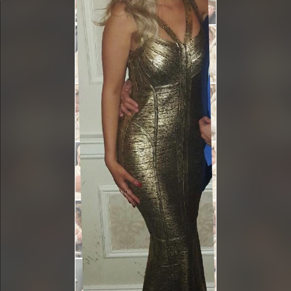 Metallic dress